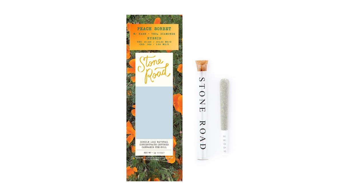 Stone Road | Preroll | 1g | Infused Peach Sorbet