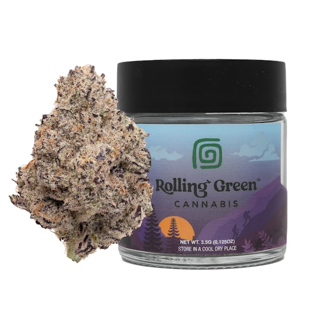Rolling Green | Flower | Premium Jar | 3.5g | White Chocolate Chip