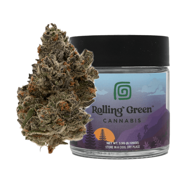 Rolling Green | Flower | Premium Jar | 3.5g | Woreoz