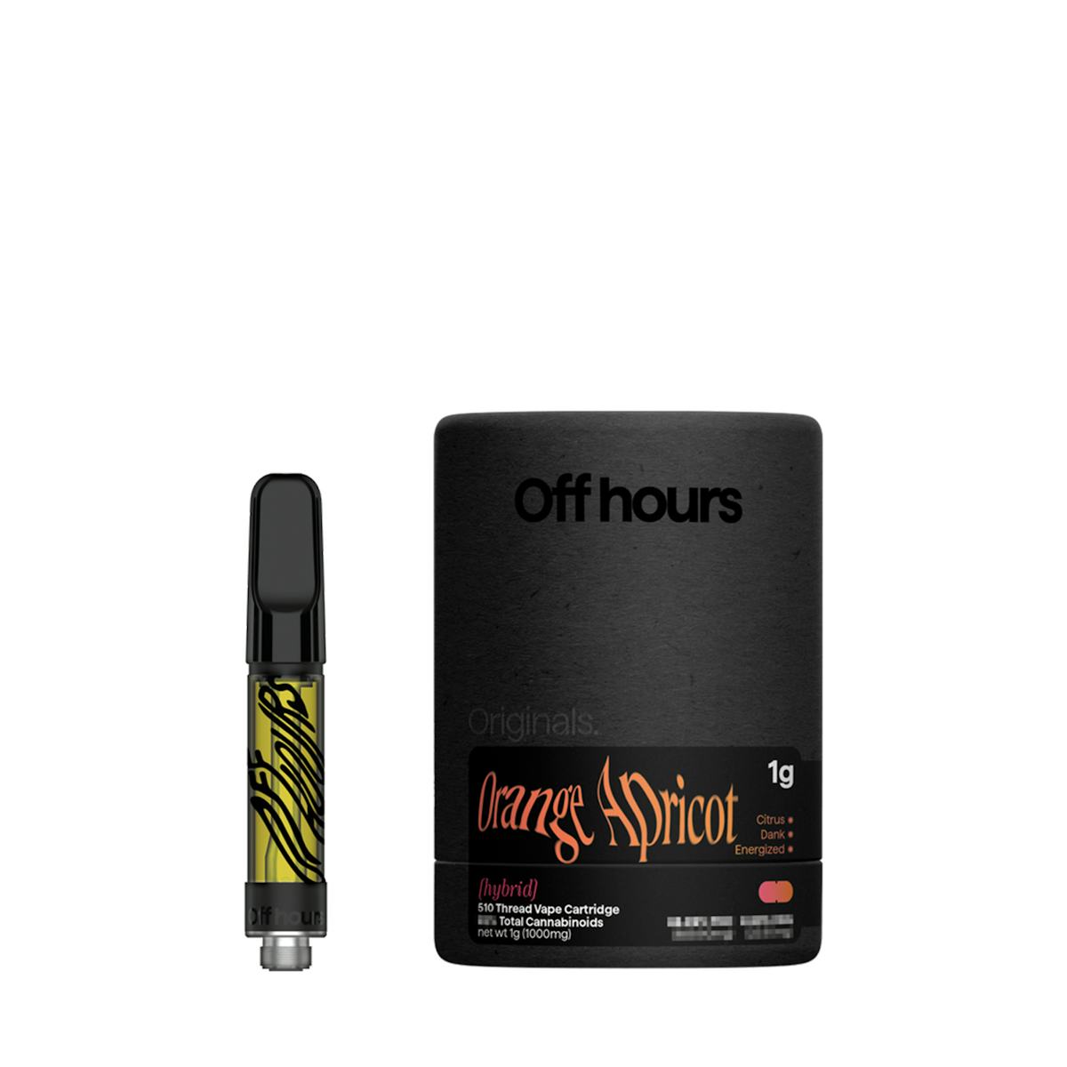 Off Hours | Vape | 1g Cart | Orange Apricot