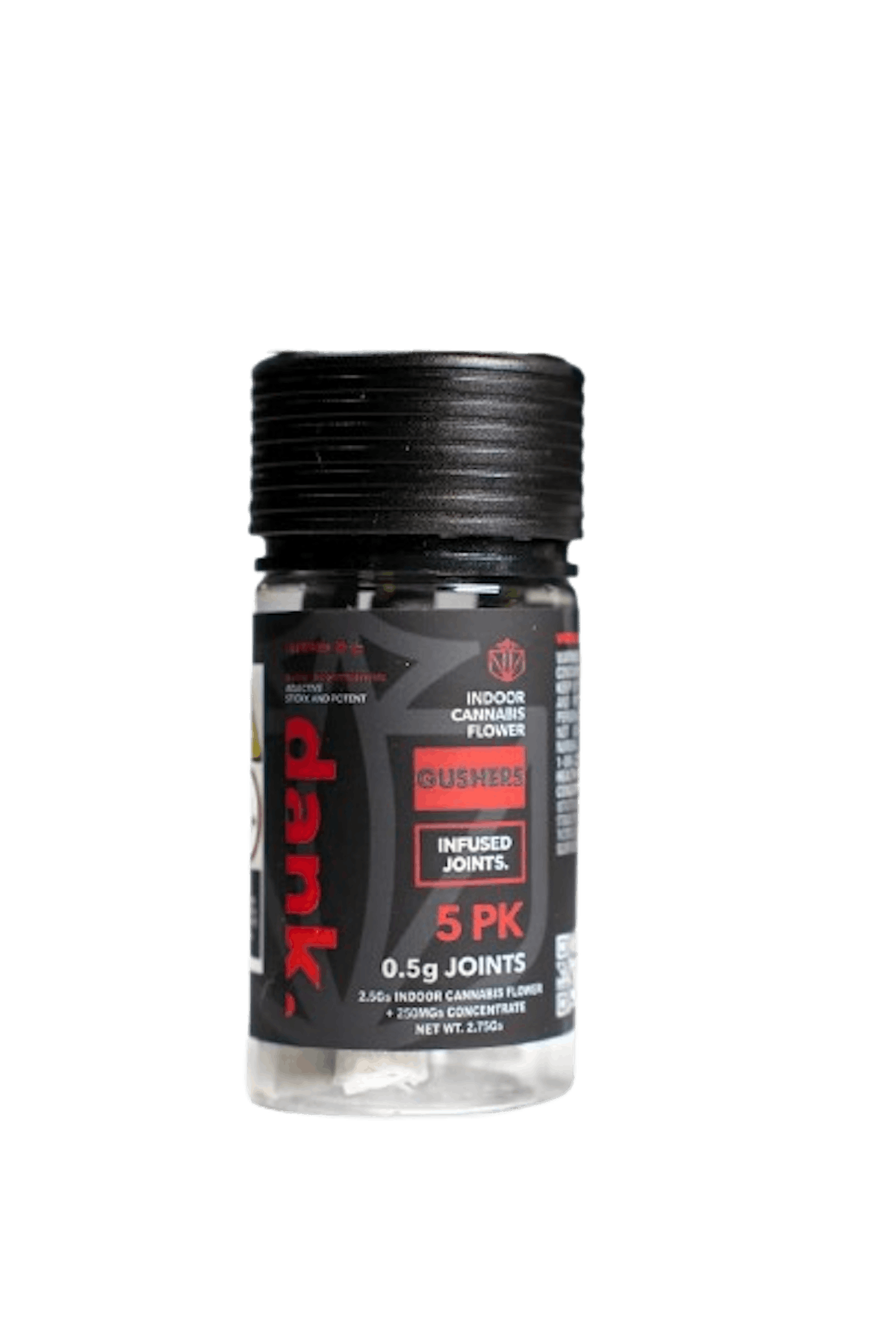 Dank | Preroll | 5pk | 2.75g | Infused Gushers