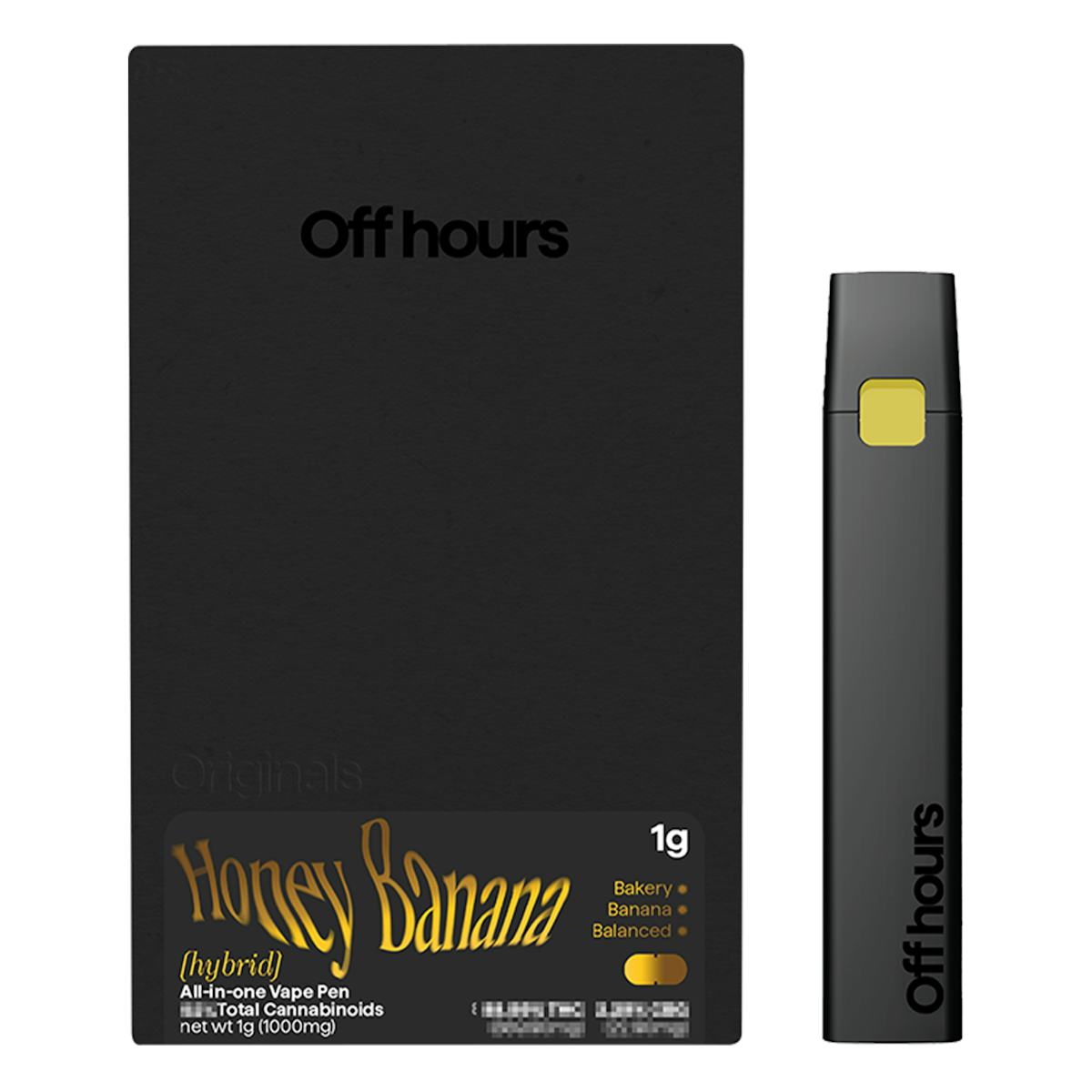 Off Hours | Vape | 1g AIO | Honey Banana
