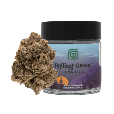 Rolling Green | Flower | Premium Jar | 3.5g | Flap Jack