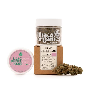 Ithaca Organics | Flower | 3.5g | Lilac Diesel GMO