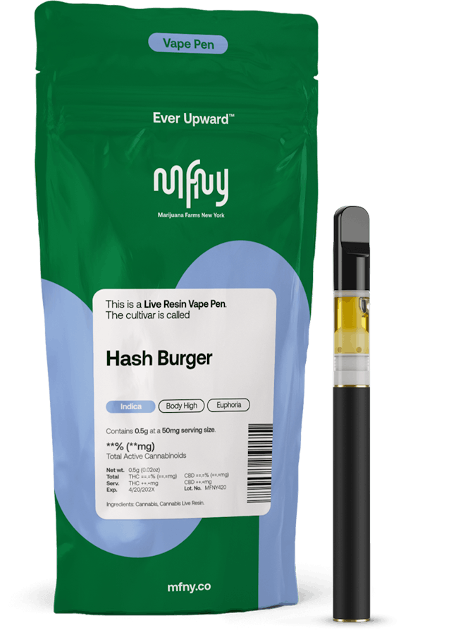MFNY | Vape | .5g AIO | Live Resin Hash Burger