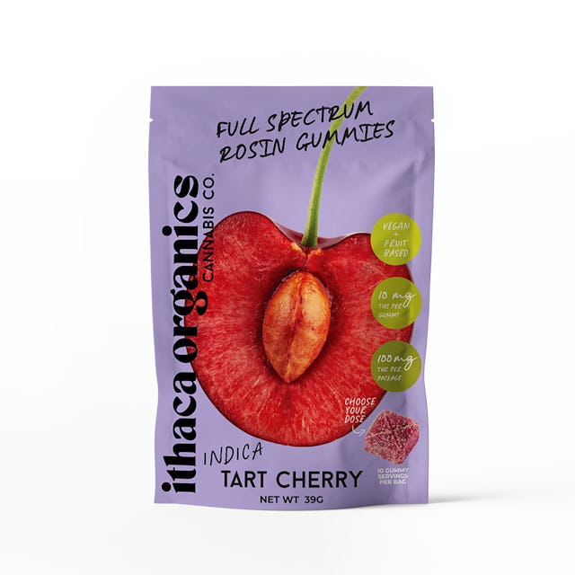 Ithaca Organics | Gummy | 10pk | 100mg | Rosin Tart Cherry