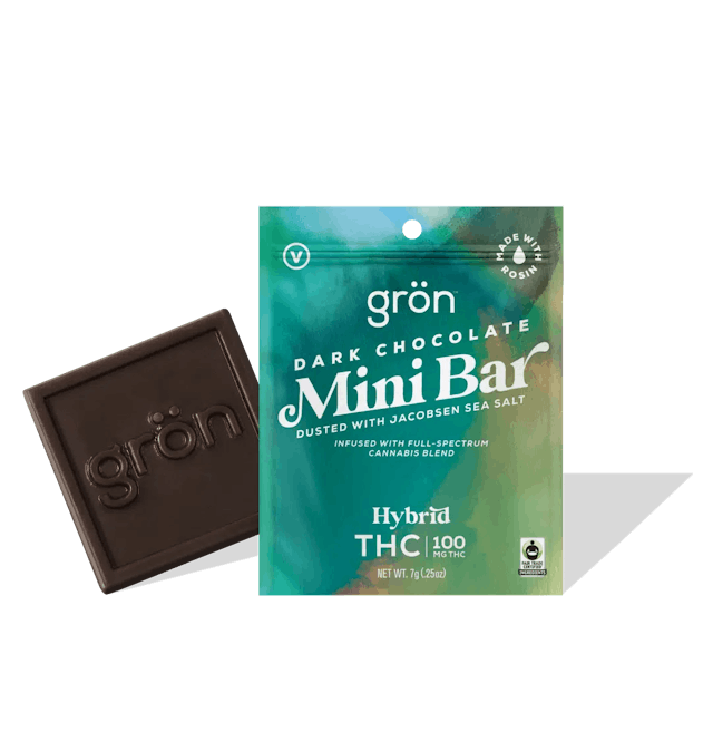Gron | 100mg | Mini Dark Chocolate Bar - Hybrid
