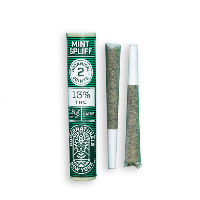 Supernaturals | Botanical Preroll | 2pk | 1.5g | Mint Spliff