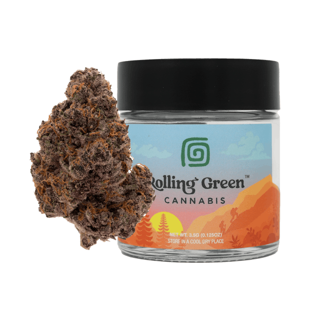 Rolling Green | Flower | Standard Jar | 3.5g | Tropical Punch