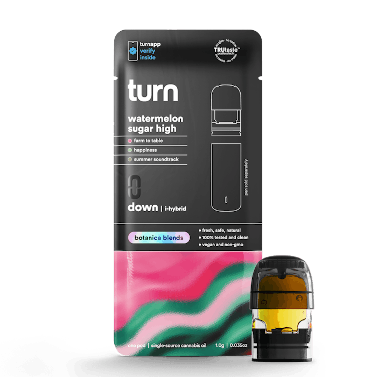 Turn | Vape | 1g Pod | Watermelon Sugar High