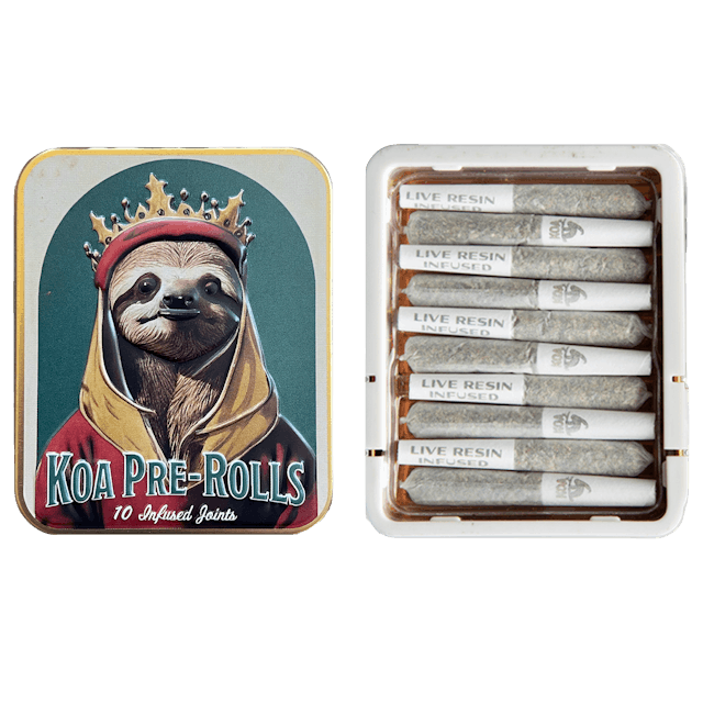 KOA | Preroll | 10pk | 3.5g | Live Resin Infused | Queen of the South
