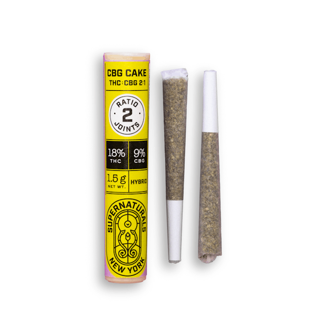 Supernaturals | Preroll | 2pk | 1.5g | CBG Cake 2:1 (THC:CBG)