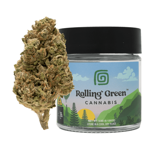Rolling Green | Flower | Value Jar | 3.5g | Tangerine Dreamer