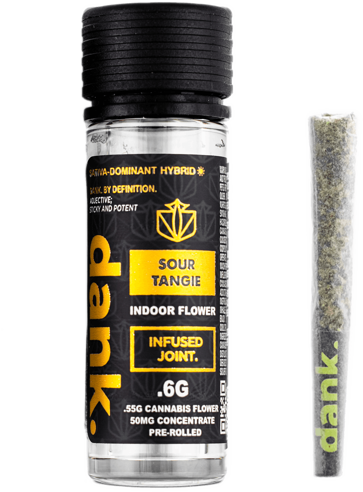 Dank | Preroll | .6g | Infused Sour Tangie