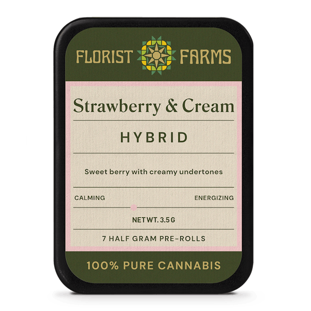 Florist Farms | Preroll | 7pk | 3.5g | Strawberry & Cream