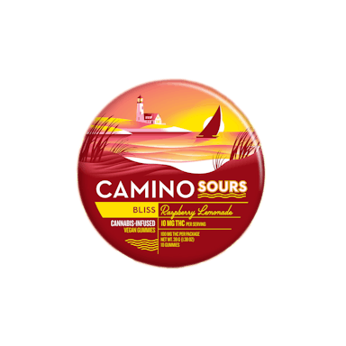 Camino | Gummy | 10pk | 100mg | BLISS Raspberry Lemonade Sours