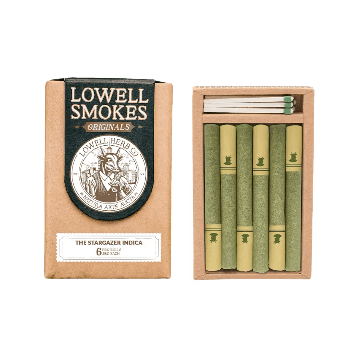 Lowell | Preroll | 6pk | 3.6g | Star Gazer Joints