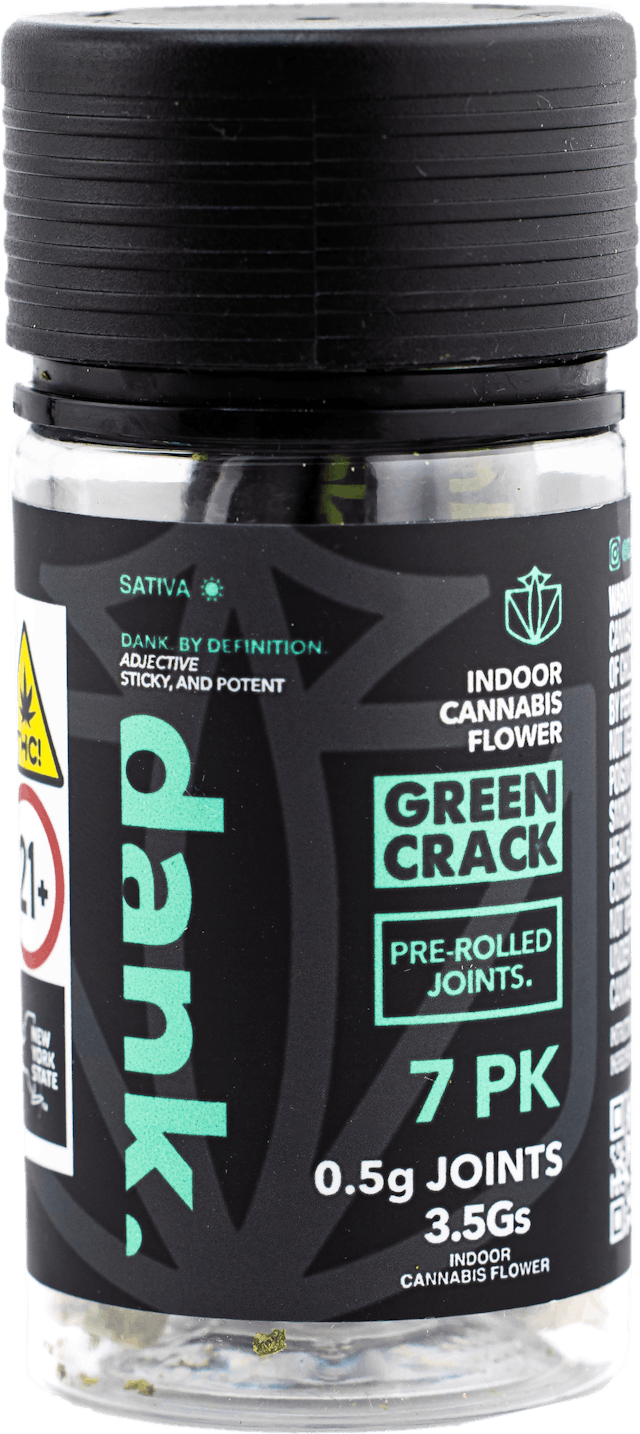 Dank | Preroll | 7pk | 3.5g | Green Crack