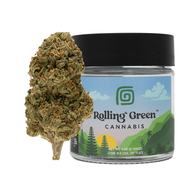 Rolling Green | Flower | Value Jar | 3.5g | Sharpie
