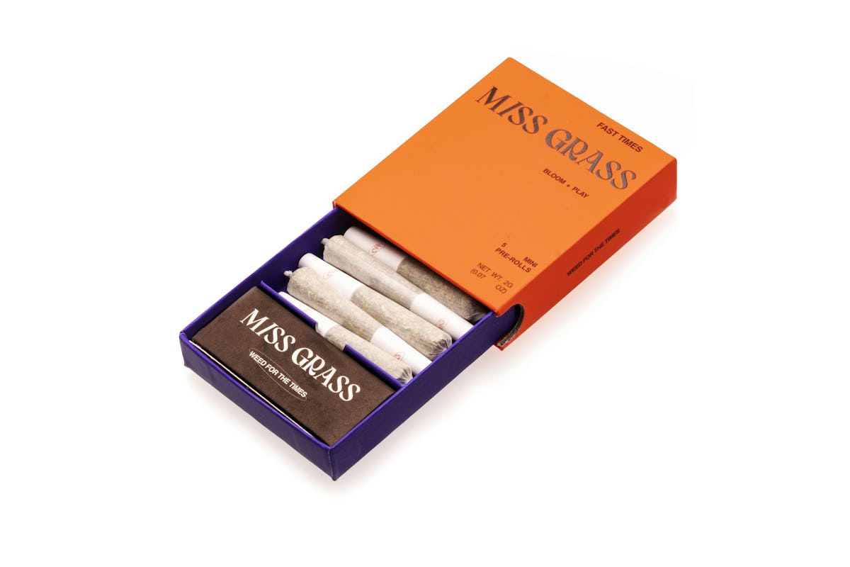 Miss Grass | Preroll | 5pk | 2g | Fast Times - Tropicana Cookies