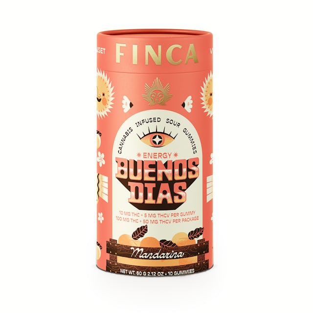 Finca | Gummy | 10pk | 100mg | ENERGY Buenos Dias Mandarina 2:1 (THC:THCV)