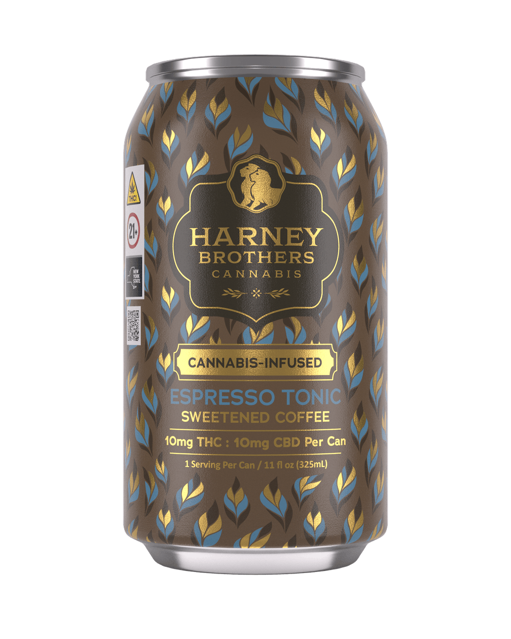 Harney Brothers | Beverage | 10mg THC 10mg CBD | Espresso Tonic Sweetened Coffee