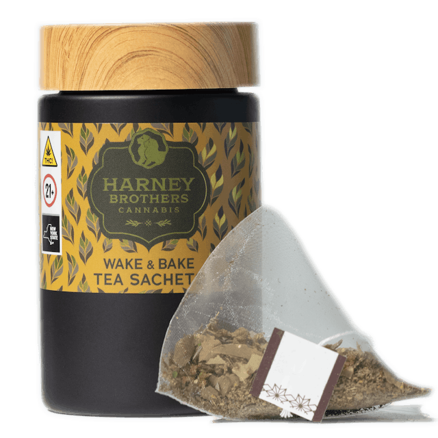 Harney Brothers | Beverage | 5pk | 25mg | Wake & Bake Yaupon Mint Tea