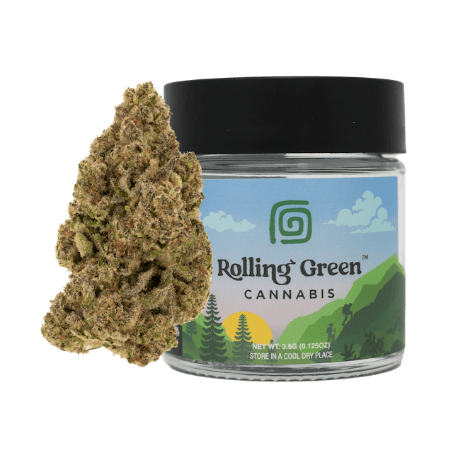 Rolling Green | Flower | Value Jar | 3.5g | Cookie Envy