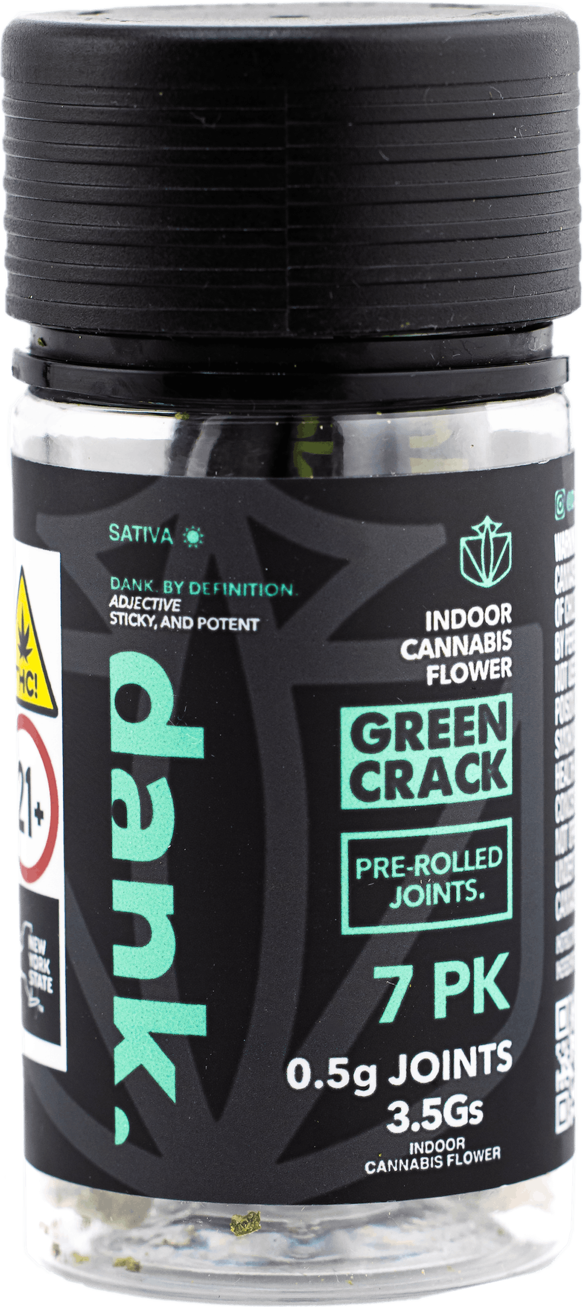 Dank | Preroll | 7pk | 3.5g | Green Crack