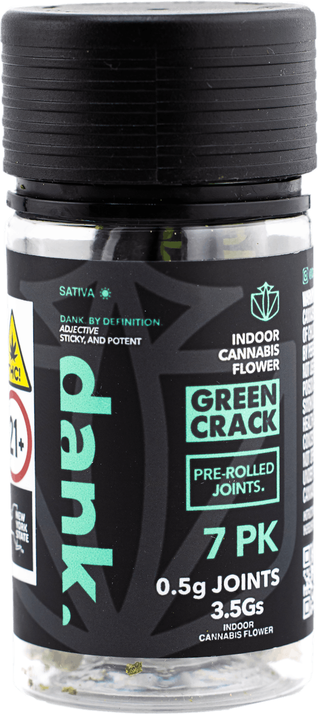 Dank | Preroll | 7pk | 3.5g | Green Crack