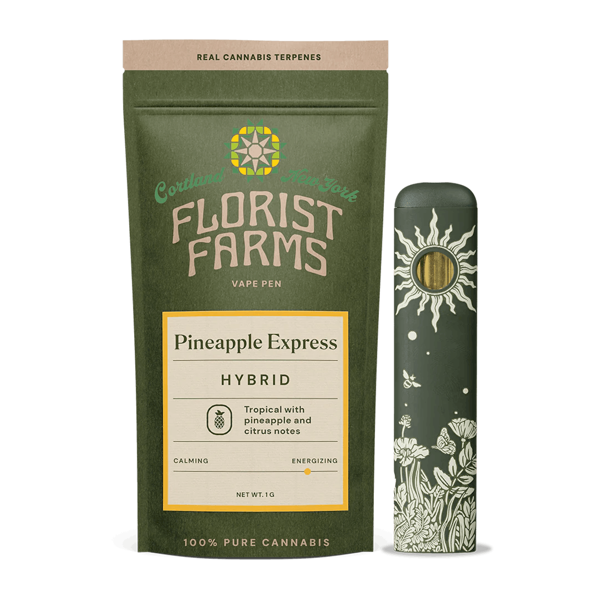 Florist Farms | Vape | 1g AIO | Pineapple Express