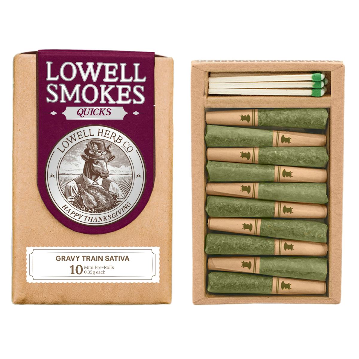 Lowell | Preroll | 10pk | 3.5g | Gravy Train