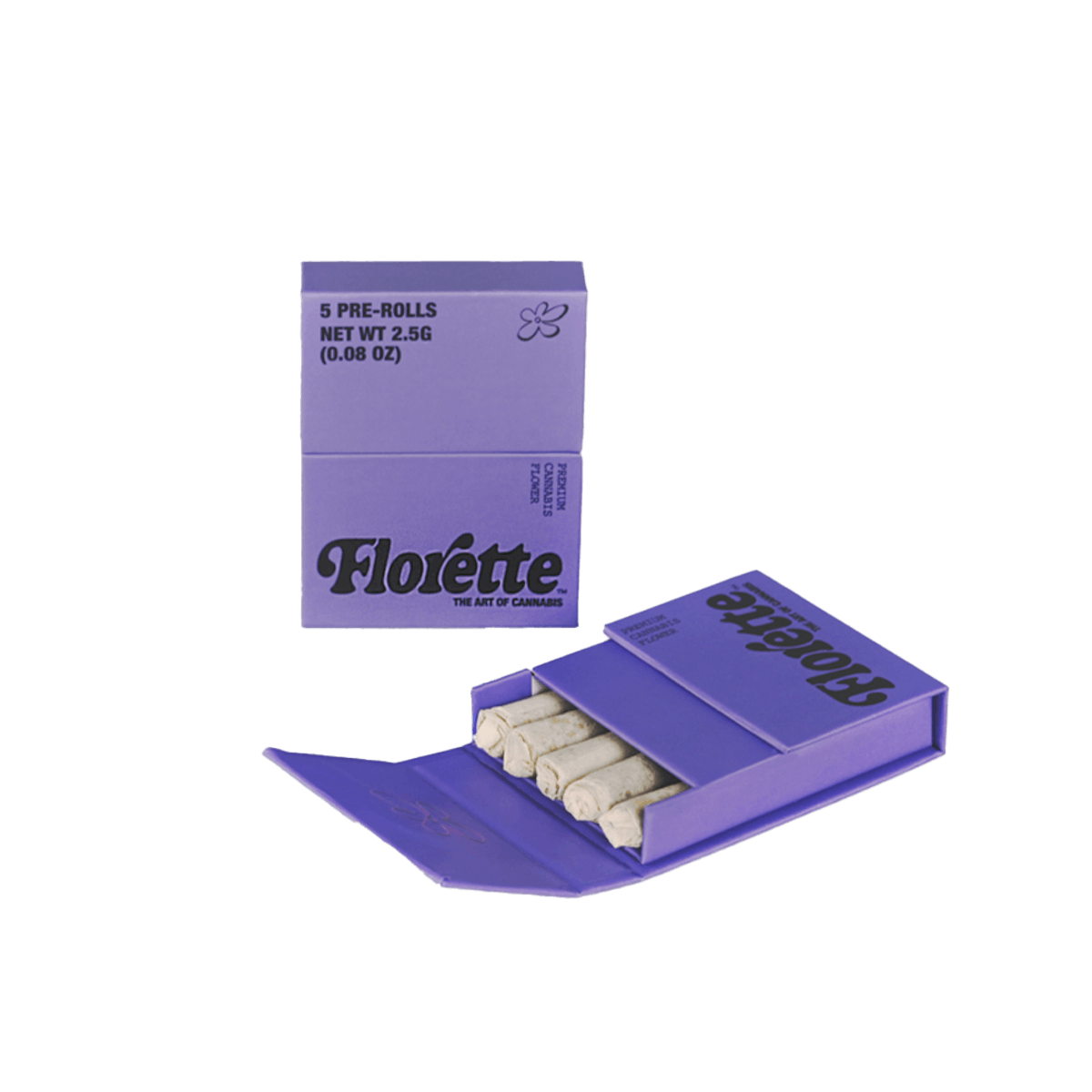 Florette | Preroll | 5pk | 2.5g | Tahoe OG Kush