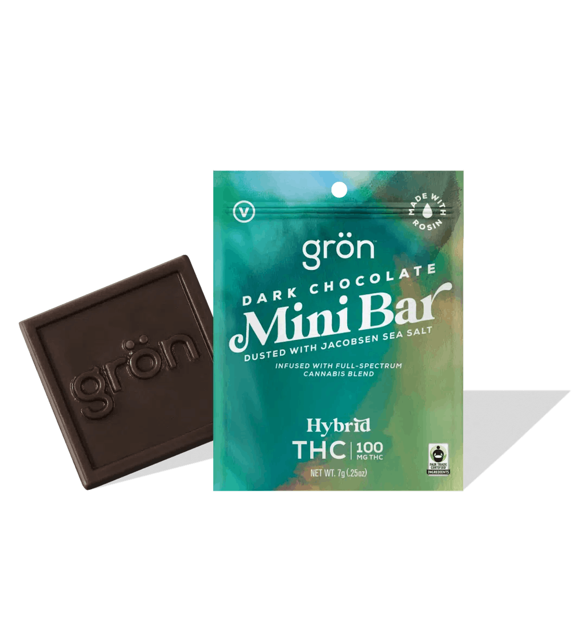 Gron | 100mg | Mini Dark Chocolate Bar - Hybrid