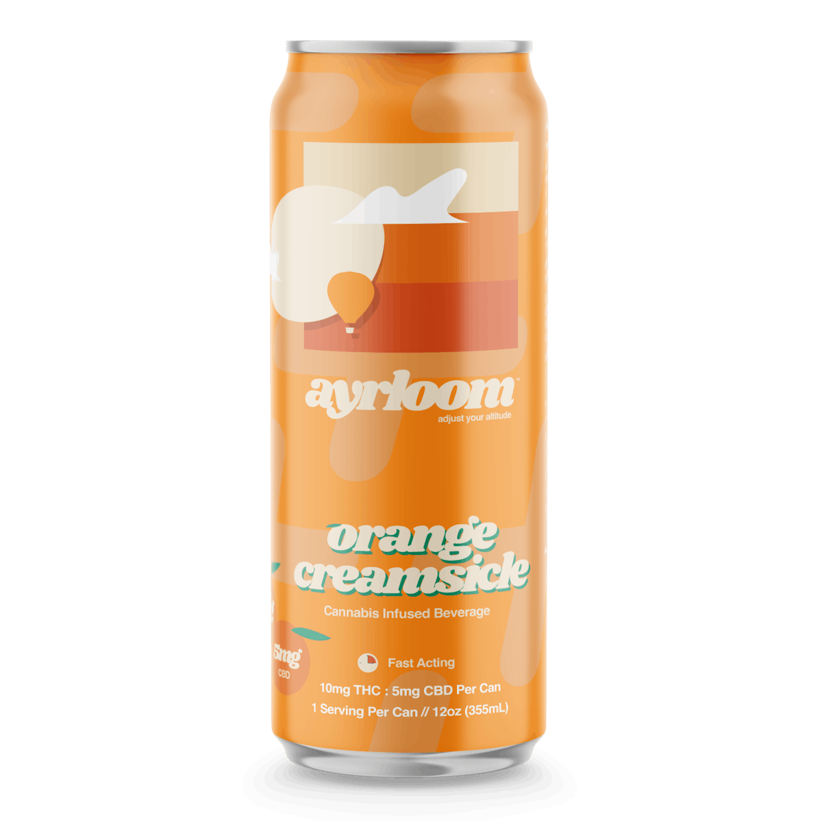 Ayrloom | Beverage | 12oz | Orange Creamsicle Soda 2:1