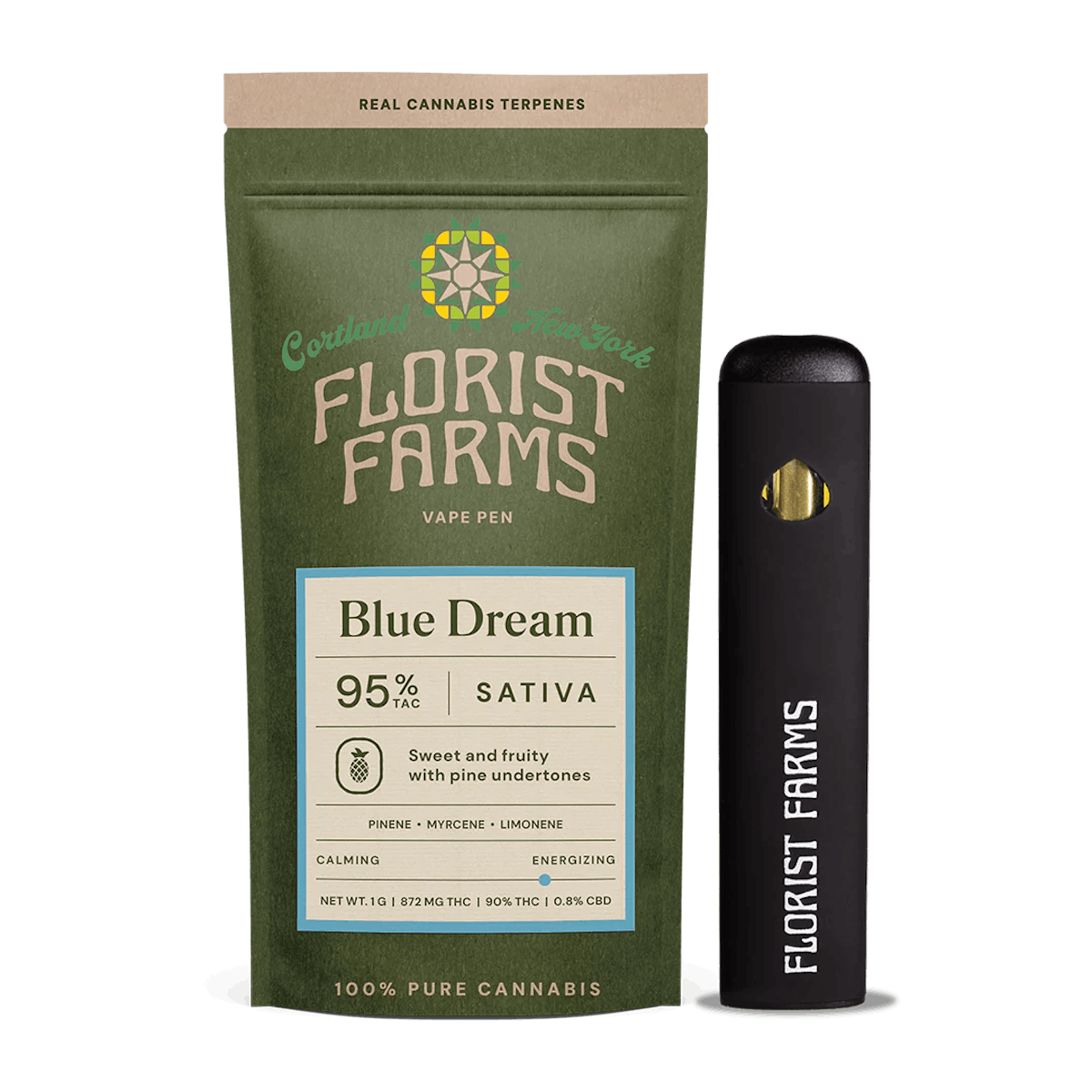 Florist Farms | Vape | 1g AIO | Blue Dream