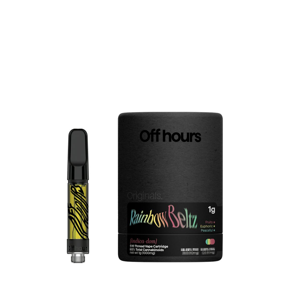 Off Hours | Vape | 1g Cart | Rainbow Beltz