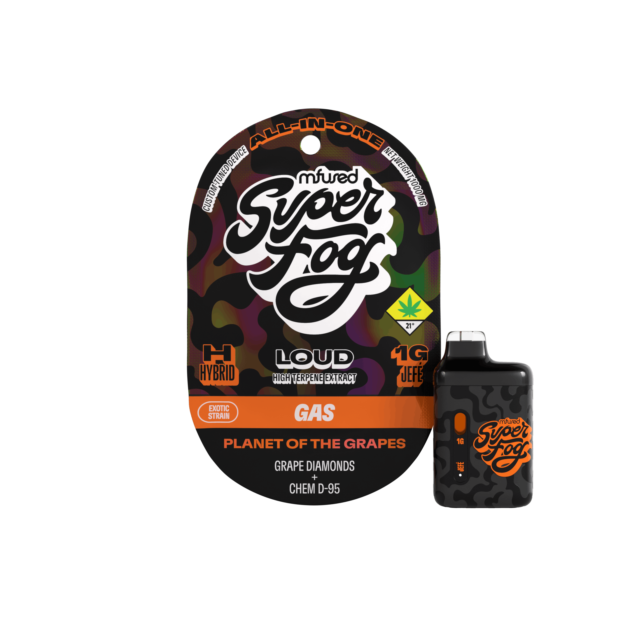 Planet Of The Grapes Super Fog Loud Disposable | Mfused - 1g