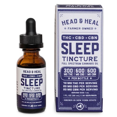 Head And Heal | Tincture | 300mg | Sleep | 1:2:2 (THC : CBD : CBN)