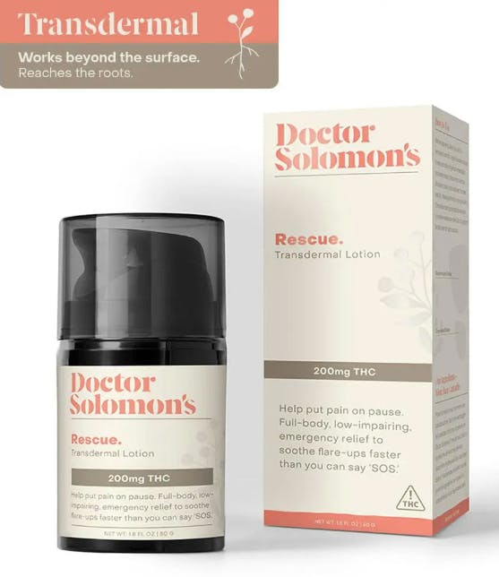 Rescue Lotion I THC Rich I 200mg I Dr. Solomon's