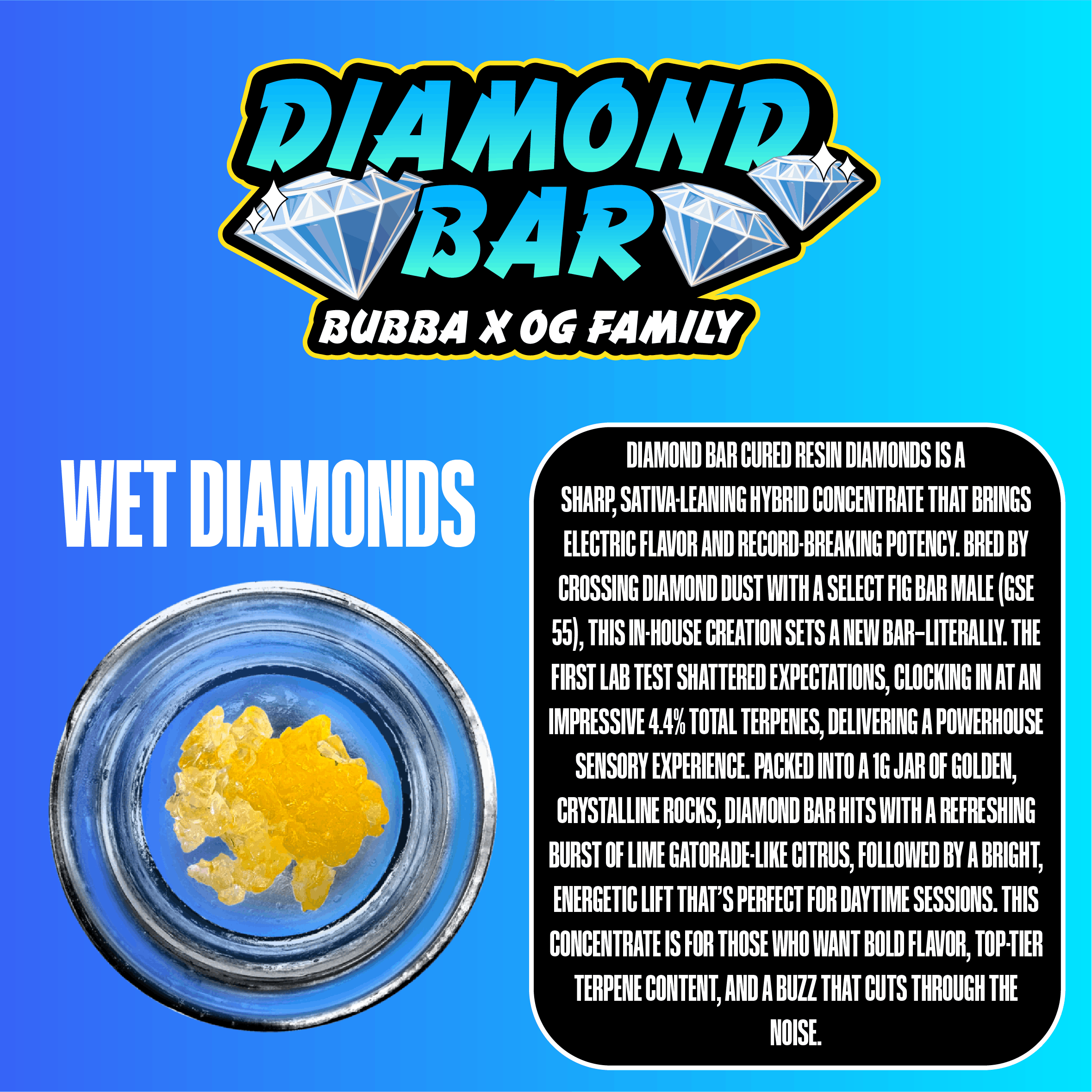 Diamond Bar |  Wet Diamonds