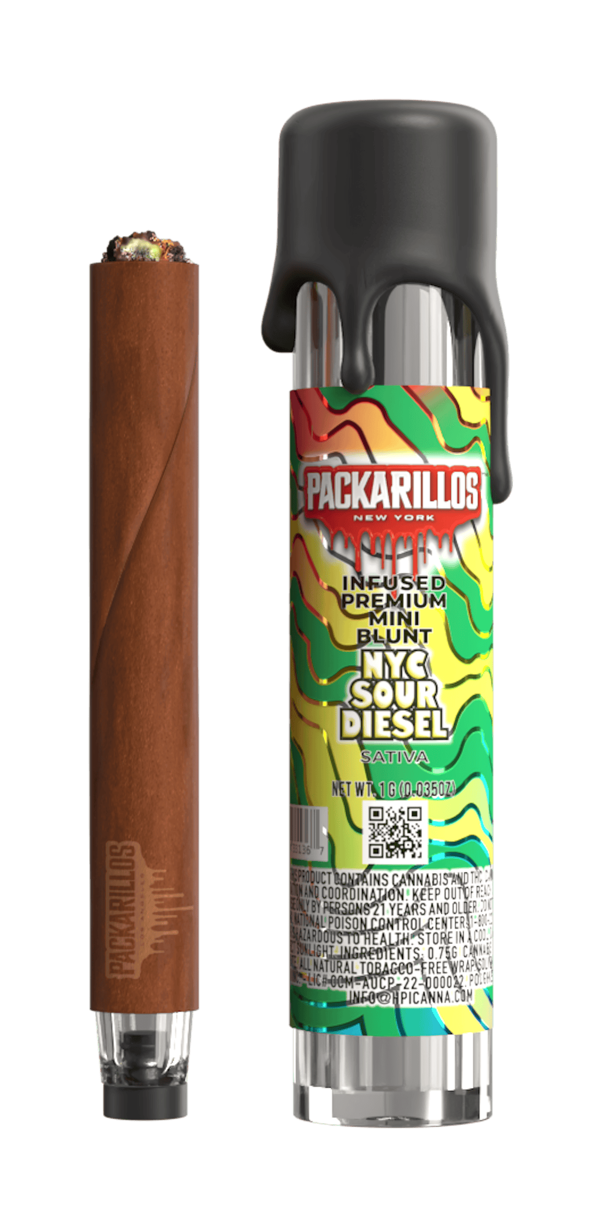 Packs | Infused Blunt | 1g | NYC Sour Diesel