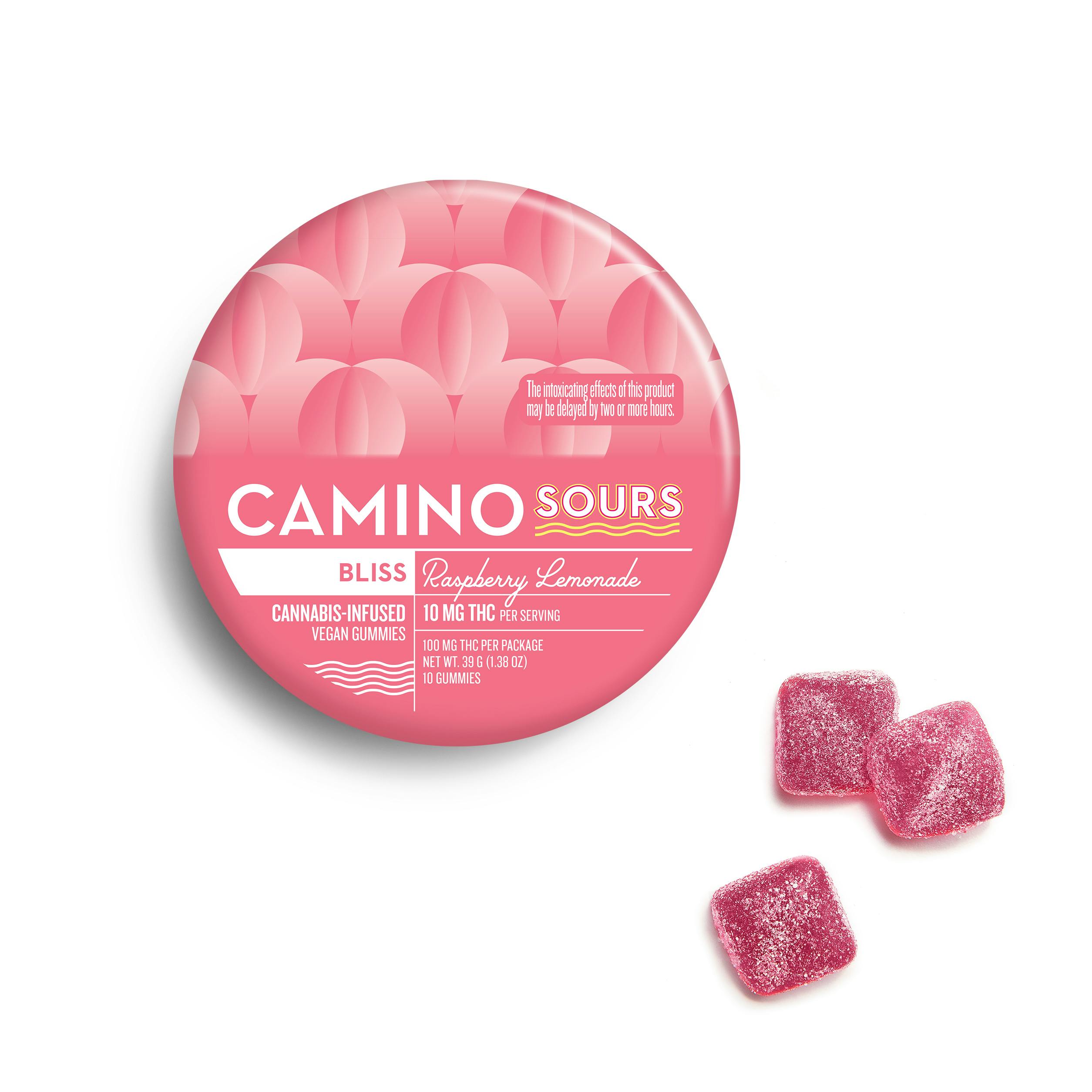Raspberry Lemonade I 10 Pack I 100mg I Camino Sours