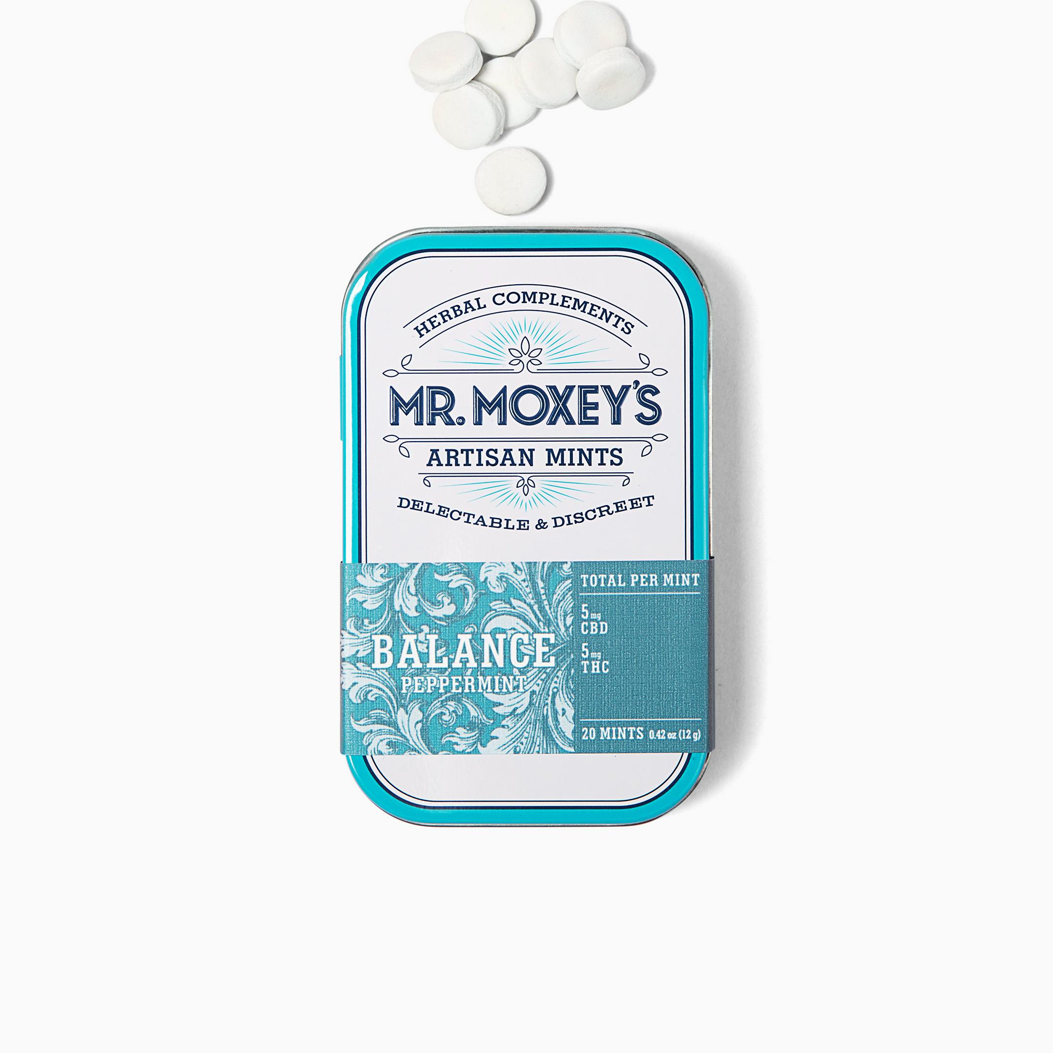 Balance 1:1 CBD Peppermint Mints, 100mg