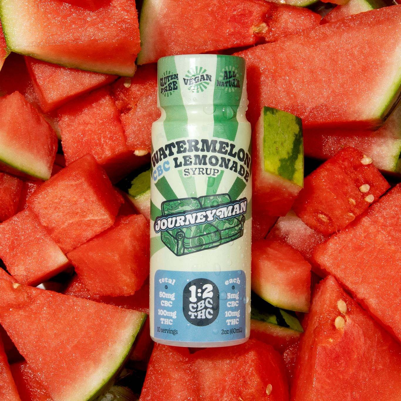 Journeyman - Watermelon CBC Lemonade 2:1  - Beverage Enhancer - 100mg