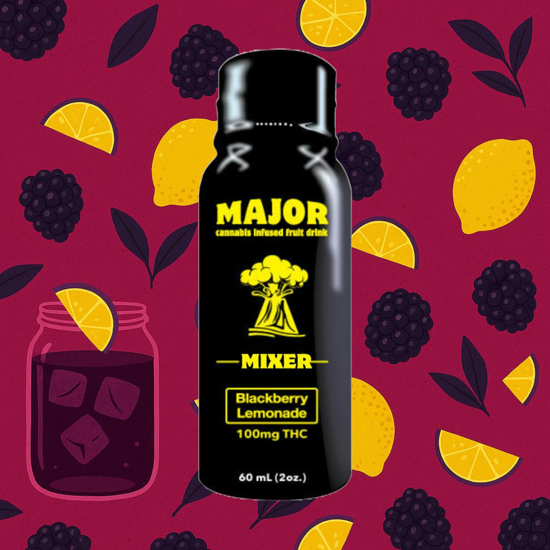 Major - Blackberry Lemonade - Fast Acting Shot - 100mg