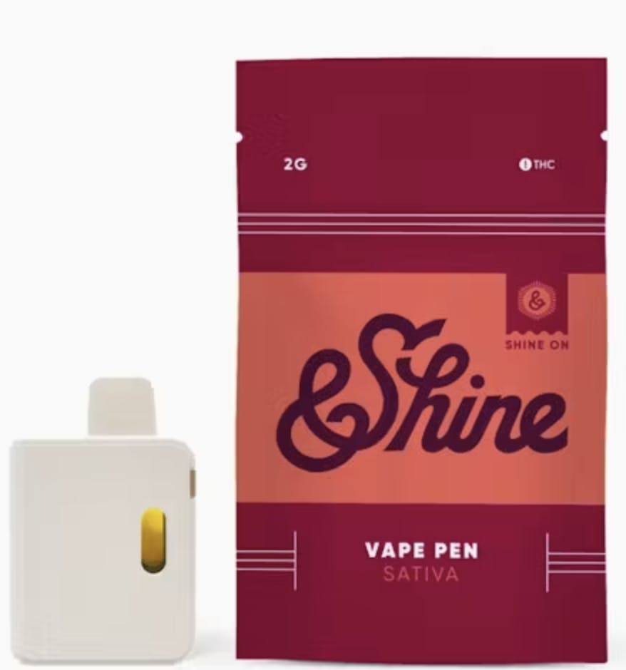 &Shine Strawberry Cough Pen  disposable