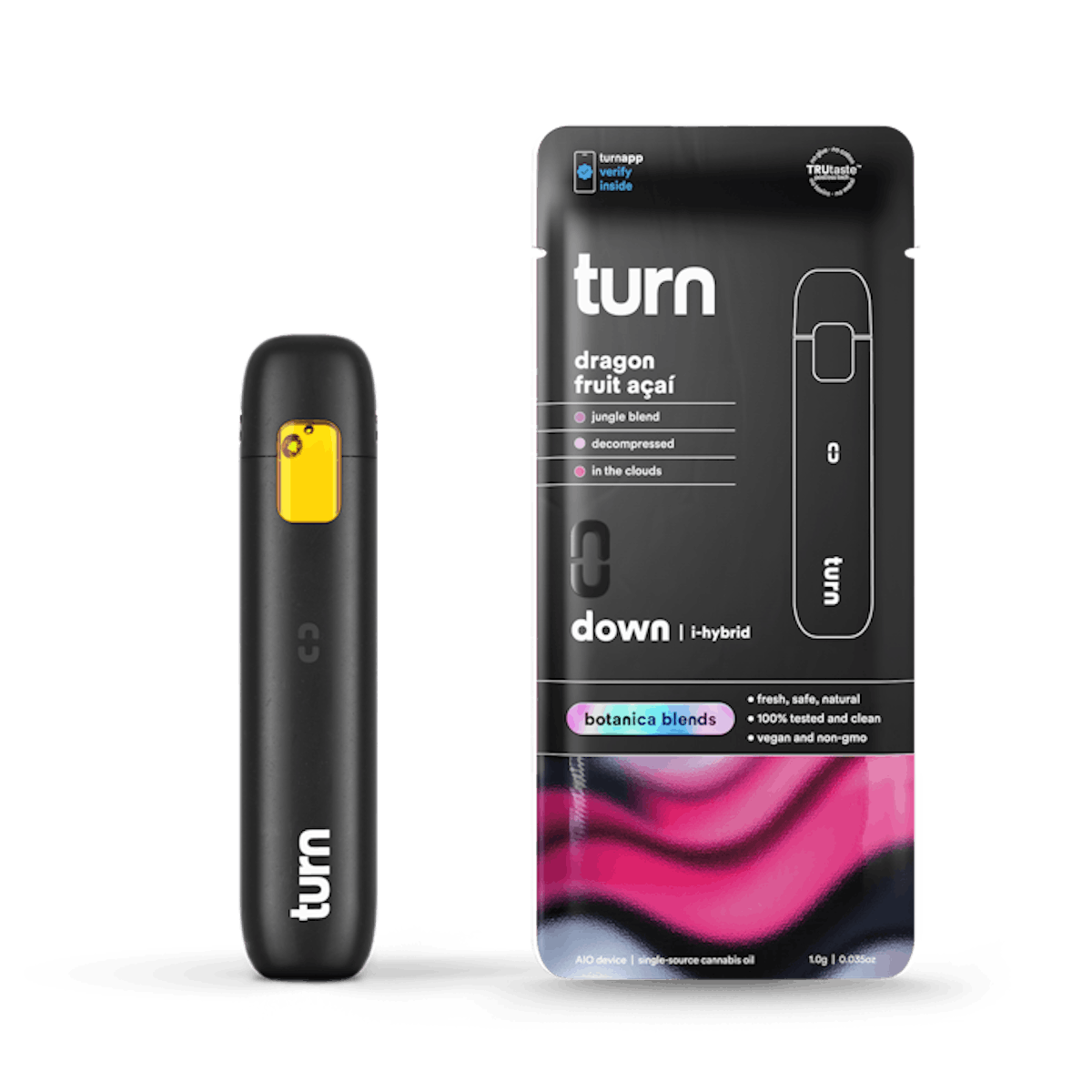 Turn | Vape | 1g AIO | Dragon Fruit Acai
