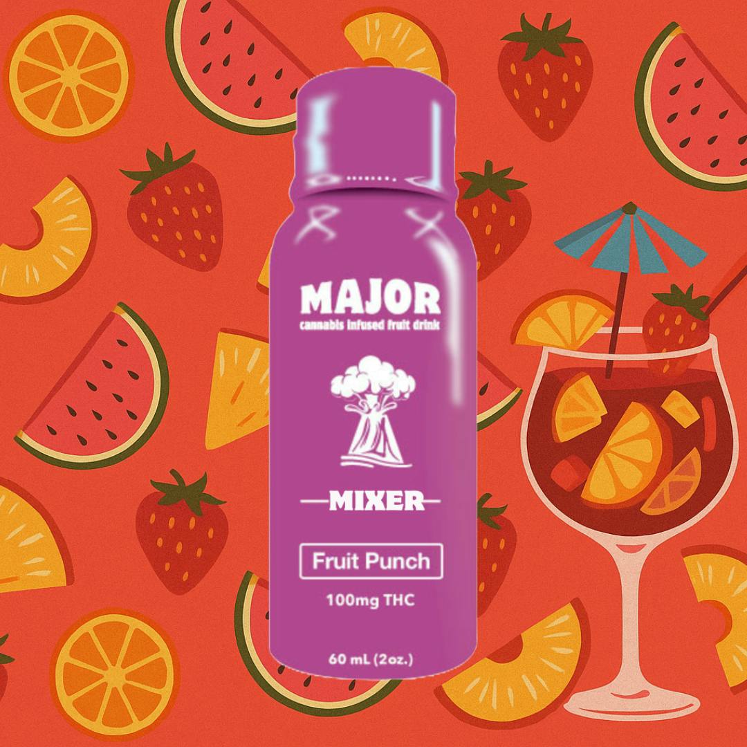 Major - Fruit Punch - Fast Acting Shot - 100mg