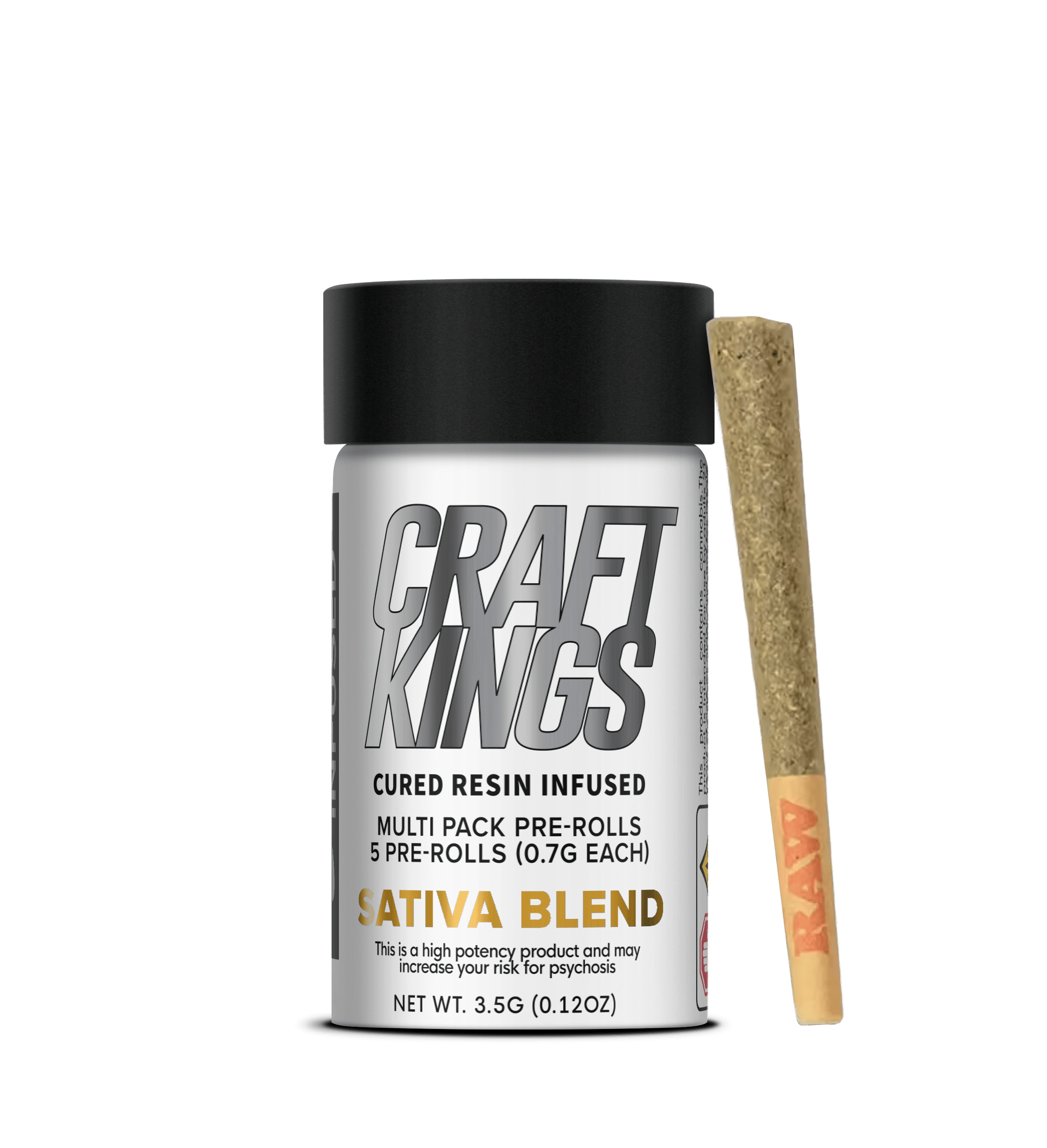 Sativa Blend | 3.5G Infused Pre-Rolls | 5pk